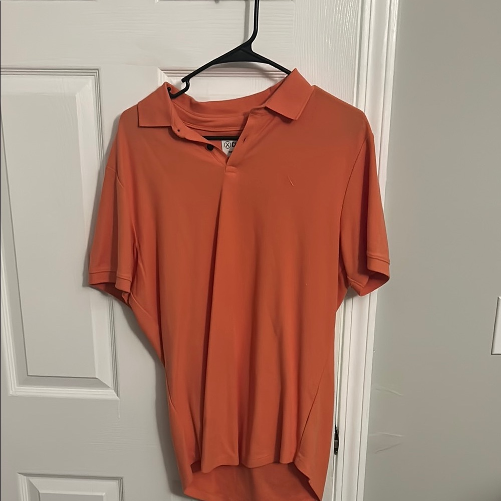 Cuts Clothing Orange Polo Shirt Relaxed Fit